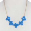 Flower Necklace – Colorful Floral Pendant, 18″