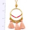 Tassel Pendant Necklace – Cute Modern Style, 4 Color Options