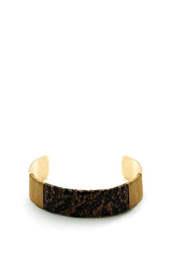 Animal Skin Pattern Bracelet – Leopard & Neutral Tones