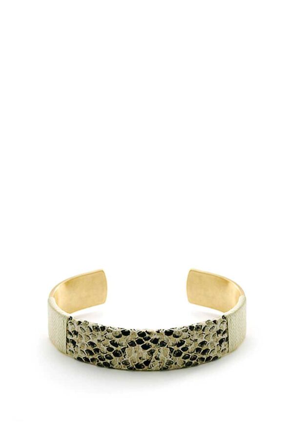 Animal Skin Pattern Bracelet – Leopard & Neutral Tones