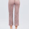 Long Flare Fishnet Sweater Pants – Blush