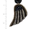 Wing Patch Drop Earrings – Modern Wing Design, Gold or Silver