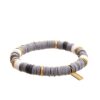 Multi-Button Bead Bracelet – Blue or Grey/Navy