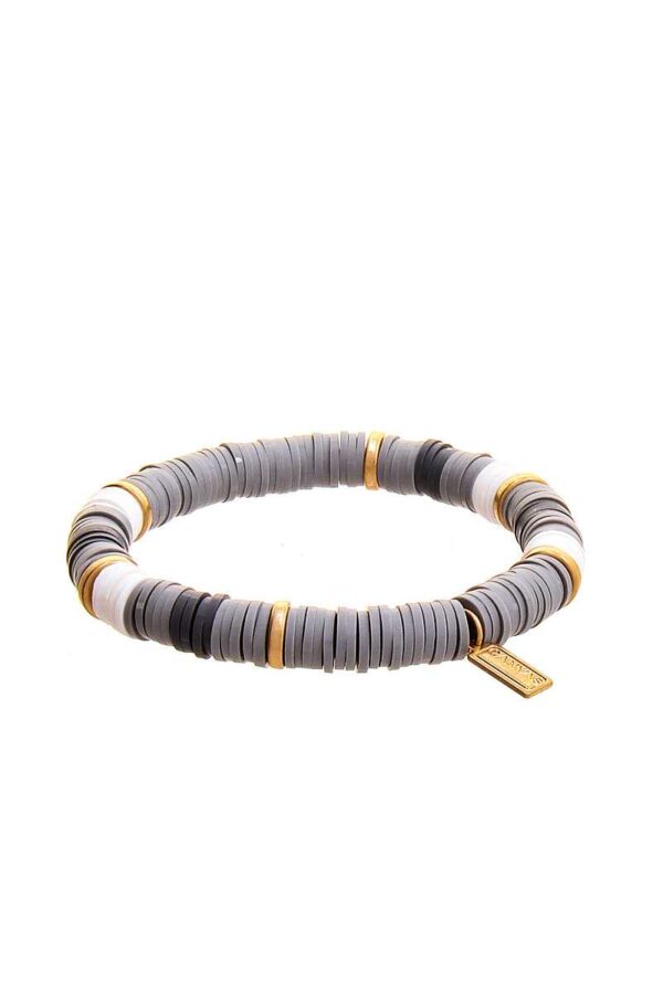 Multi-Button Bead Bracelet – Blue or Grey/Navy