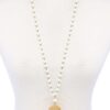 Designer Multi-Bead Pendant Necklace – Mixed Color Beads