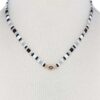 Evil Eye Color Block Charm Necklace