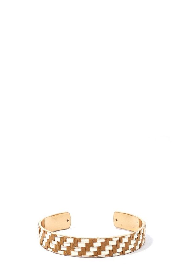 Chic Designer Bracelet – Mixed-Material Statement