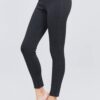 Ponte Pants with Elastic Waist – Charcoal Grey