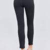 Ponte Pants with Elastic Waist – Charcoal Grey