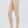 Ponte Pants with Elastic Waist – Deep Khaki