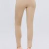 Ponte Pants with Elastic Waist – Deep Khaki
