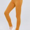 Ponte Pants with Elastic Waist – Deep Mustard
