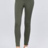 Ponte Pants with Elastic Waist – New Olive