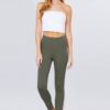 Ponte Pants with Elastic Waist – New Olive
