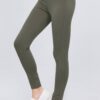 Ponte Pants with Elastic Waist – New Olive