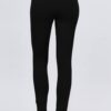 Ponte Pants with Elastic Waistband – Black