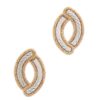 Oval Metal Post Earrings – Gold or Silver