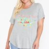 USA Tour Graphic Round-Hem Tee – Plus Size Heather Grey
