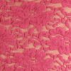 Plus Size Sheer Lace Fitted Top – Rose