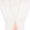 Tulle Tassel Necklace with Metallic Stars
