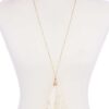 Tulle Tassel Necklace with Metallic Stars