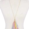 Tulle Tassel Necklace with Metallic Stars