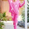 High-Waist Thunder Pants – Pink