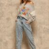 French Terry Graphic Sweatshirt – ‘Know Your Power’ Heather Grey