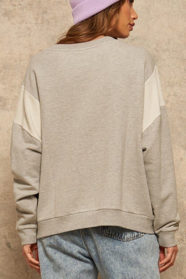 French Terry Graphic Sweatshirt – ‘Know Your Power’ Heather Grey