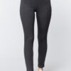 Waist-Band Ponte Pants – Stretch Charcoal Grey