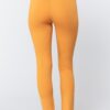 Ponte Long Pants with Waistband – Deep Mustard