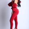 Burgundy Puff Sleeve Hoodie Set – Made in U.S.A.