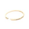Cubic Zirconia Bracelet – Encrusted Adjustable Chain, Gold/Silver