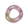 Triple Ring Bead Stretch Bracelets – Mixed Colors
