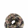 Multi-Yarn Knitted Infinity Scarf – Bright Colorways