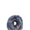 Multi-Yarn Knitted Infinity Scarf – Bright Colorways