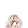Multi-Yarn Knitted Infinity Scarf – Bright Colorways