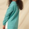 French Terry Graphic Sweatshirt – ‘Know Your Power’ Jade