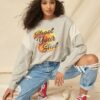 French Terry Graphic Sweatshirt – ‘Shoot Your Shot’ Heather Grey