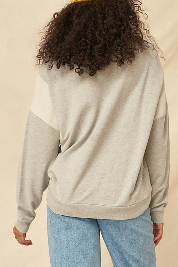 French Terry Graphic Sweatshirt – ‘Shoot Your Shot’ Heather Grey