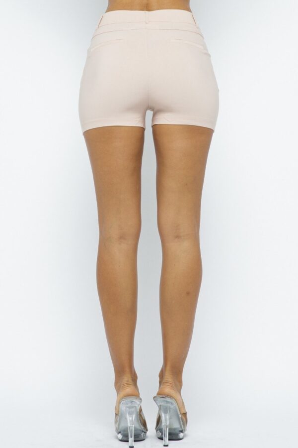 Basic Shorts – Soft Rayon-Blend Stretch in Blush