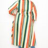 Plus Size Striped Hi-Low Shirt – Multi