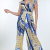 Surplice Jumpsuit with Ruffle Sleeves – Mellow Yellow