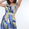 Surplice Jumpsuit with Ruffle Sleeves – Mellow Yellow