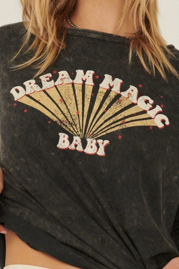Mineral Washed Knit Top – Dream Magic Baby Stars