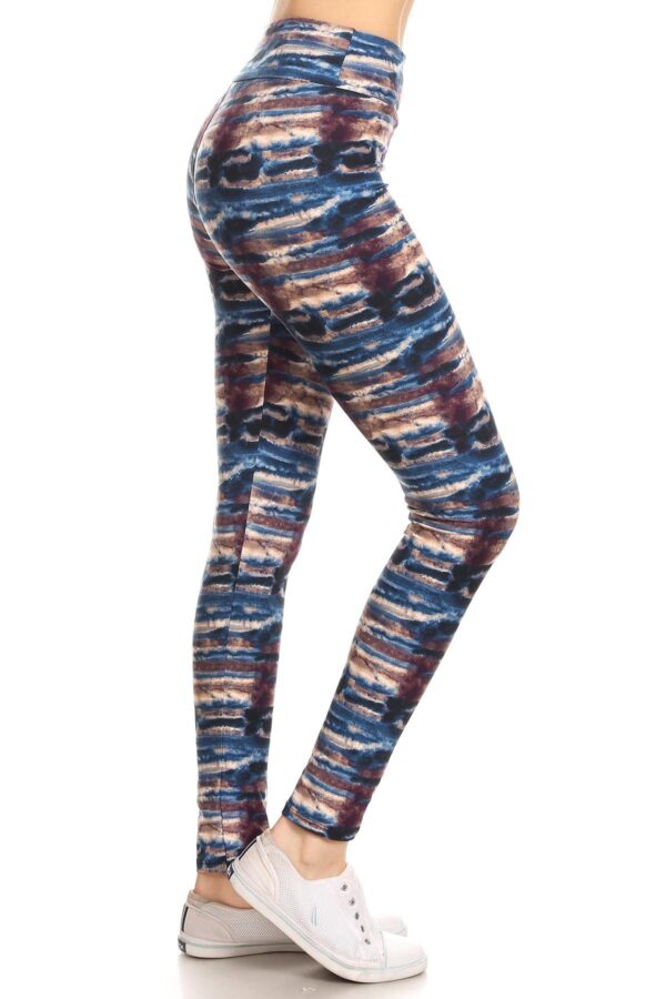 Tie-Dye High-Waist Yoga Legging – Banded Lined