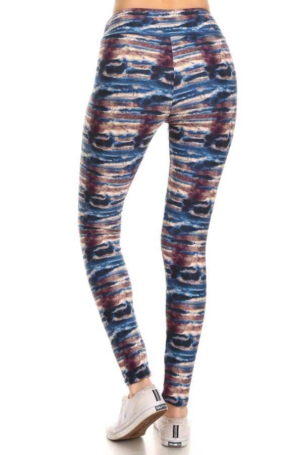 Tie-Dye High-Waist Yoga Legging – Banded Lined
