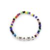 Mama Beaded Stretch Bracelet with Word Beads