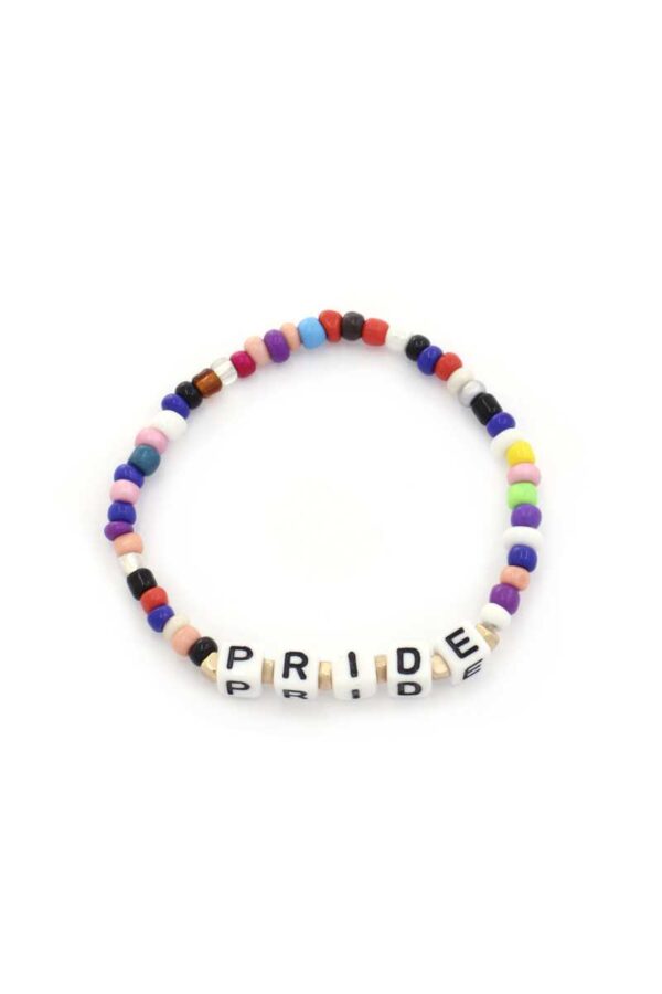Mama Beaded Stretch Bracelet with Word Beads