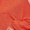 Solid Knit Sweater with Dolman Sleeves – Coral